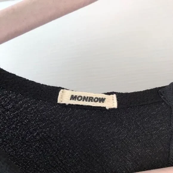 MONROW Colour Block Dress Medium - Picture 3 of 7